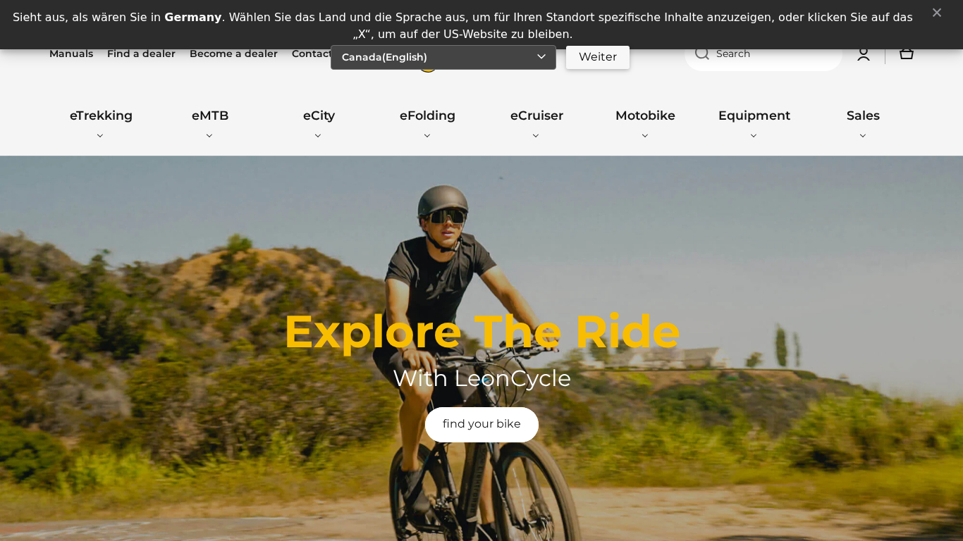 Leon Cycle USA Partnerprogram