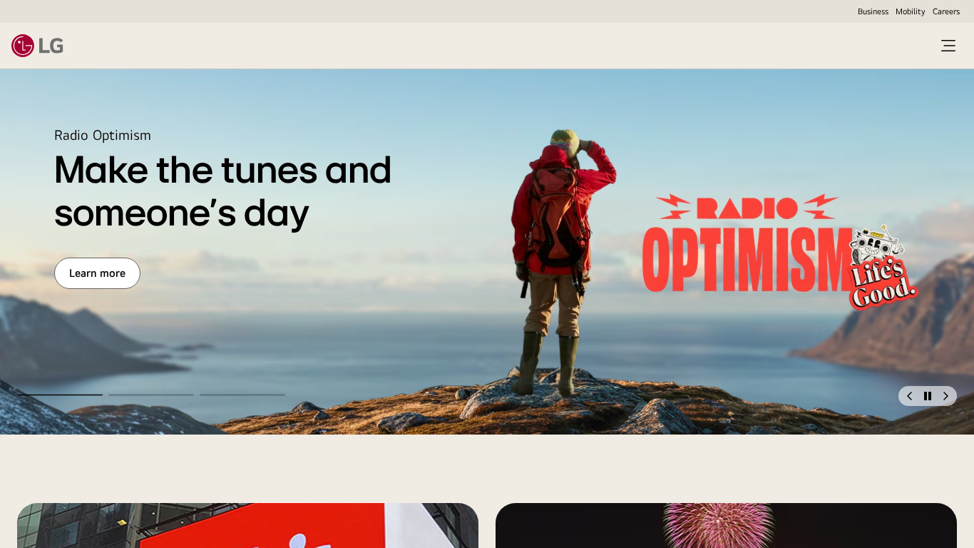 LG Electronics partnerprogram