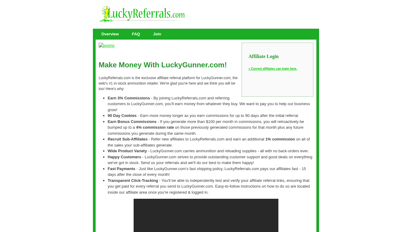 LuckyReferrals Partnerprogram