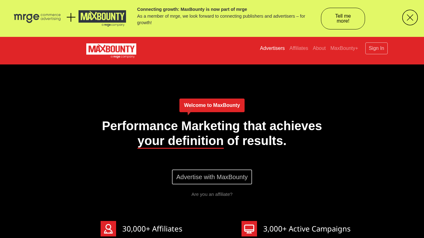 MaxBounty Partnerprogram