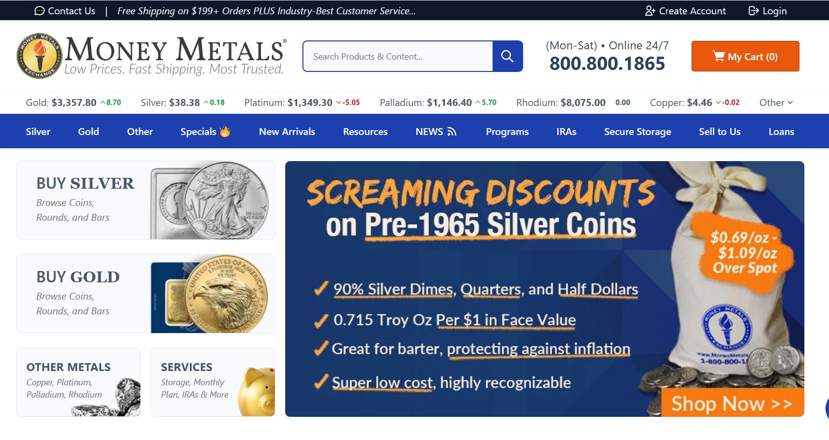 Money Metals Exchange partnerprogram