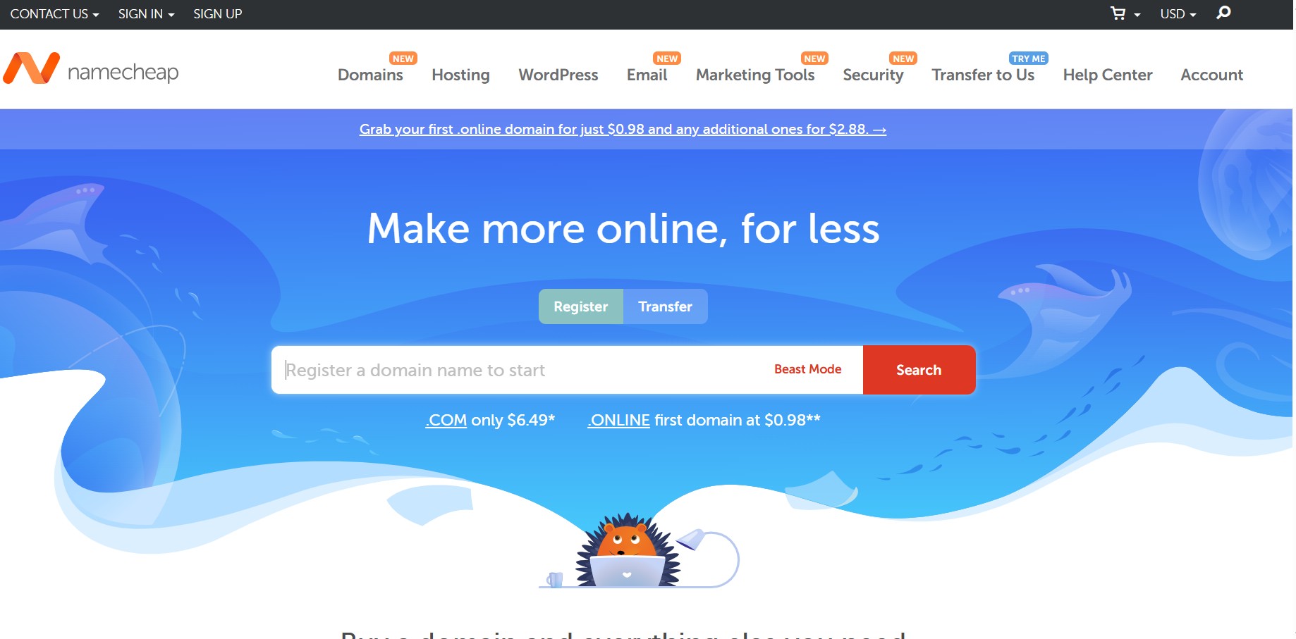 Namecheap partnerprogram