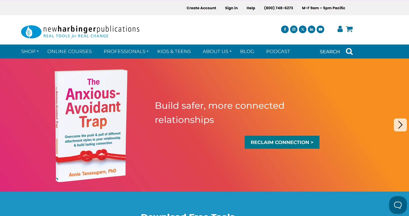 New Harbinger Partnerprogram