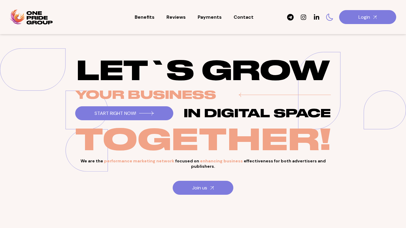 OnePride Group Partnerprogram