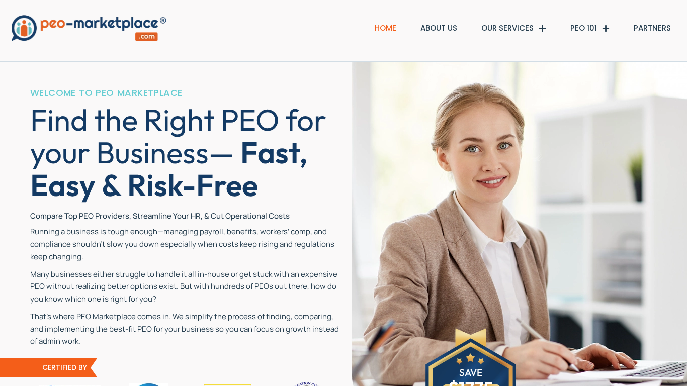 PEO Marketplace Brand Partner Affiliate Program