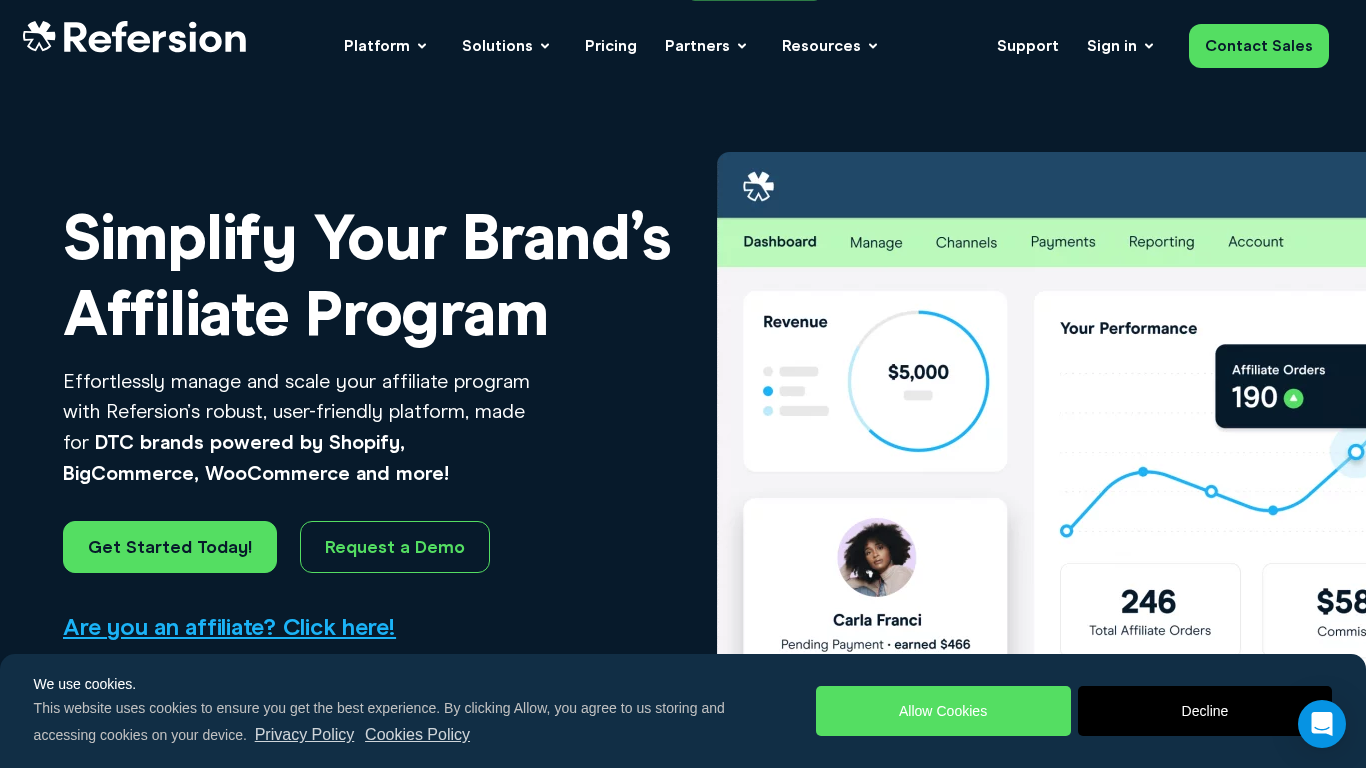 Refersion Marketplace Partnerprogram