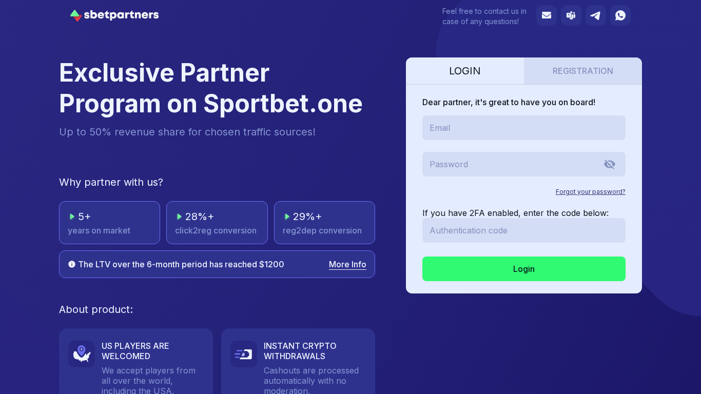 SBETPARTNERS Partnerprogram