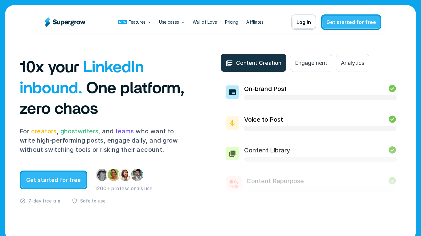 Supergrow Partnerprogram