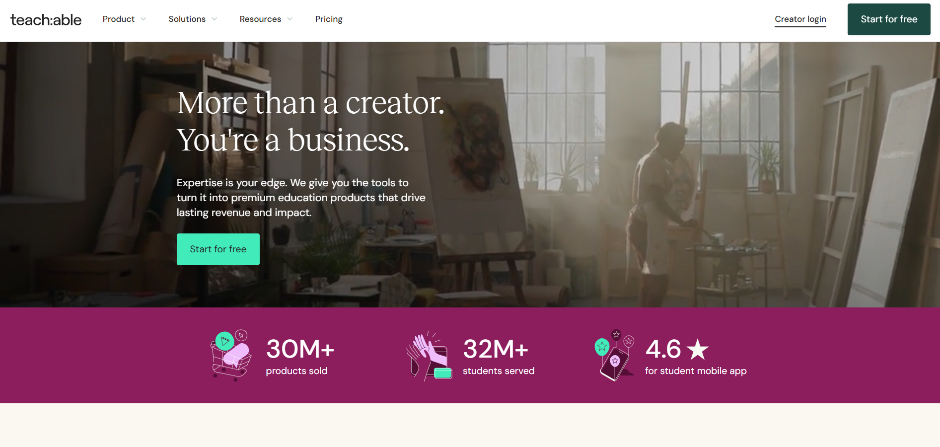 Teachable partnerprogram