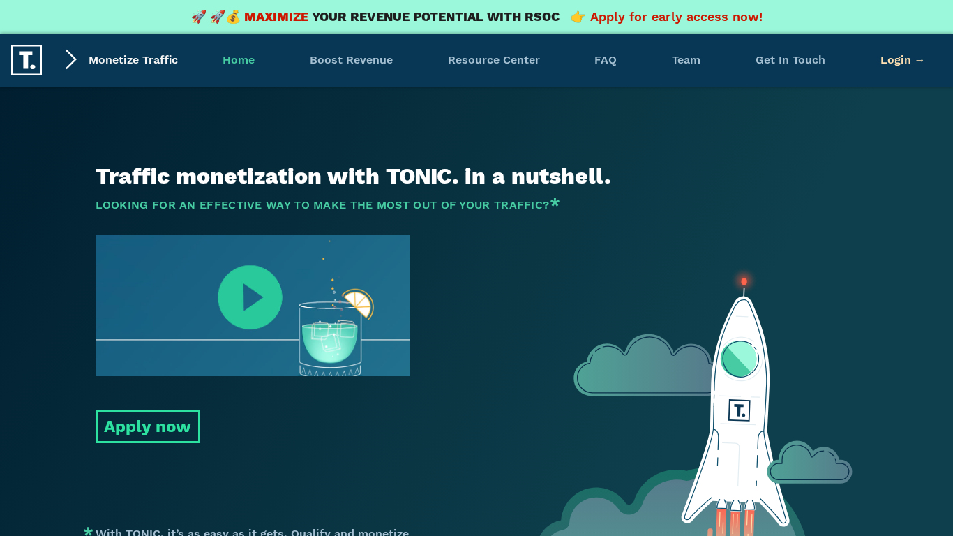 Tonic Ads Partnerprogram