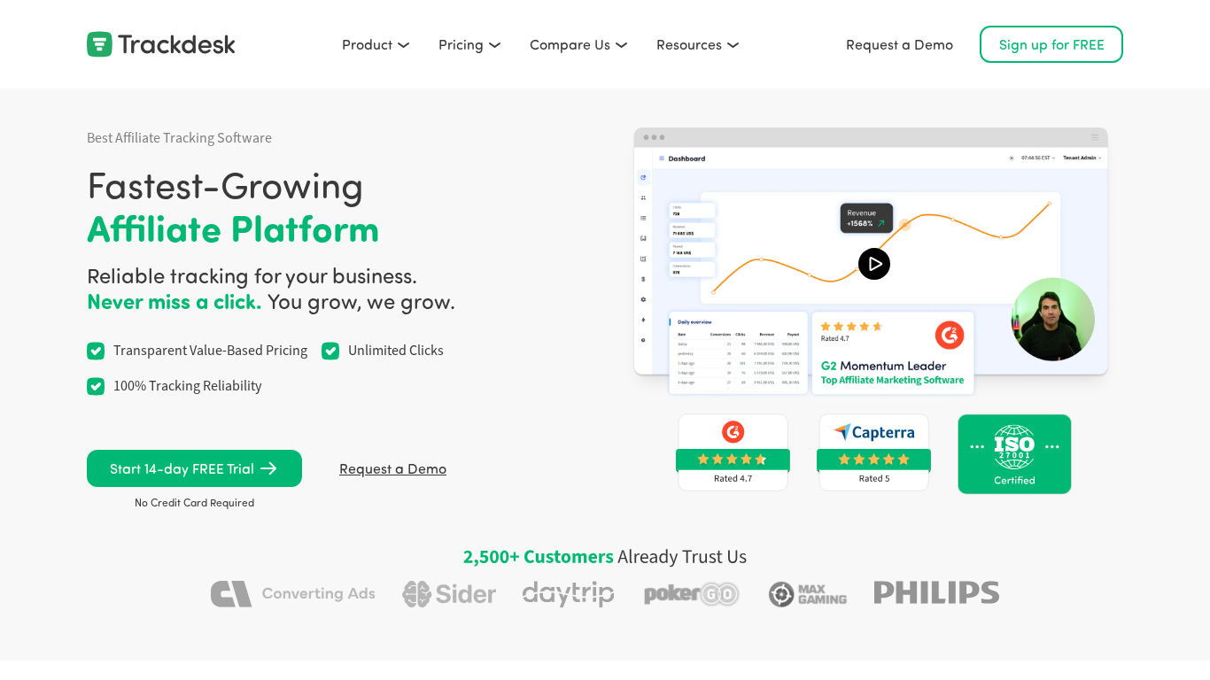 Trackdesk Partnerprogram