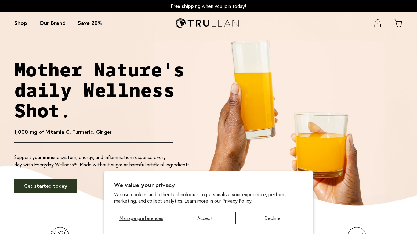 Trulean Nutrition Partnerprogram
