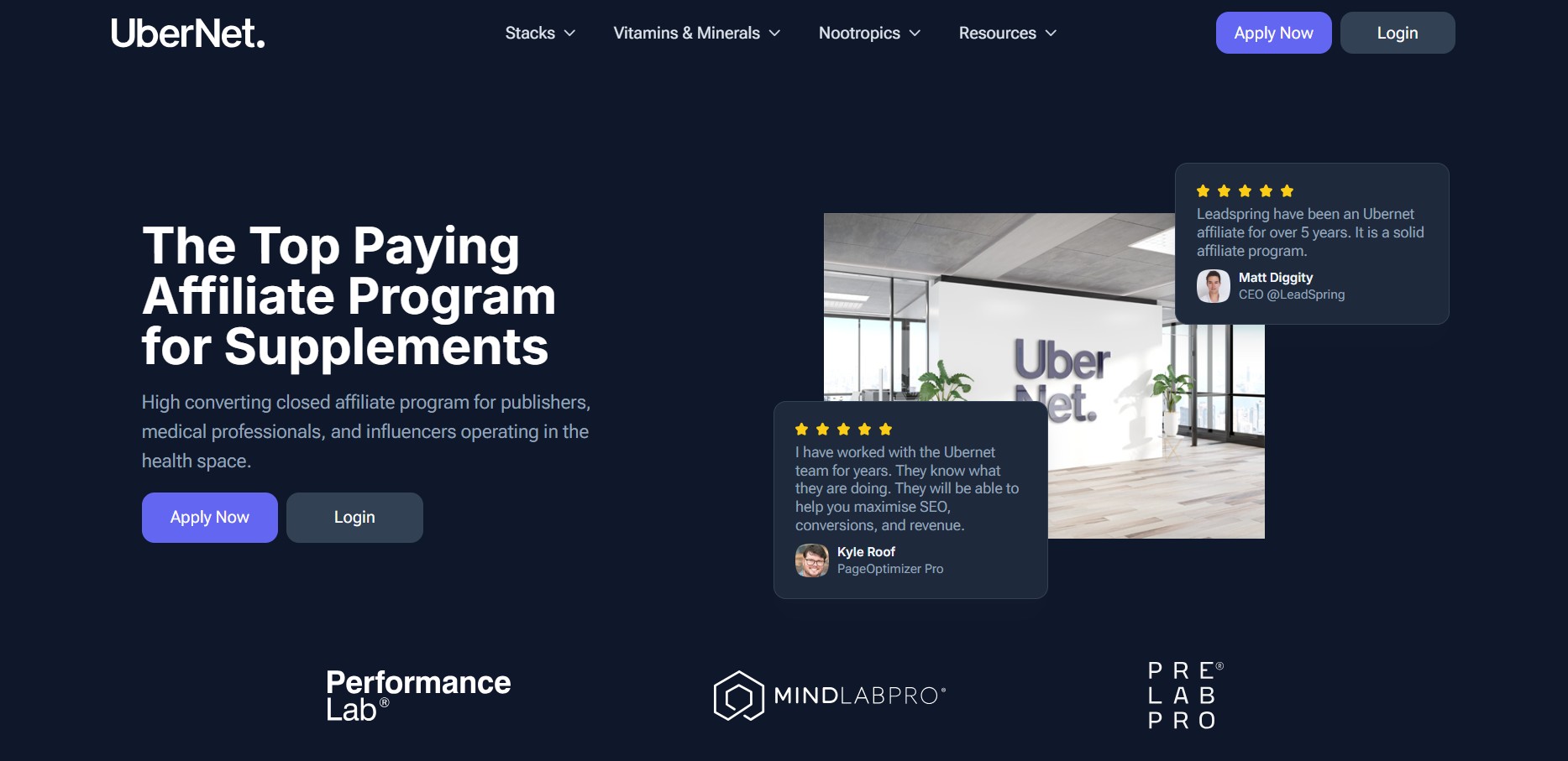 Performance Lab Partnerprogram