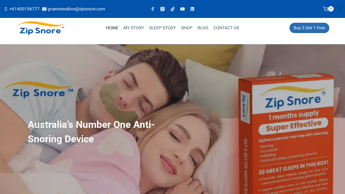 Zip Snore Partnerprogram
