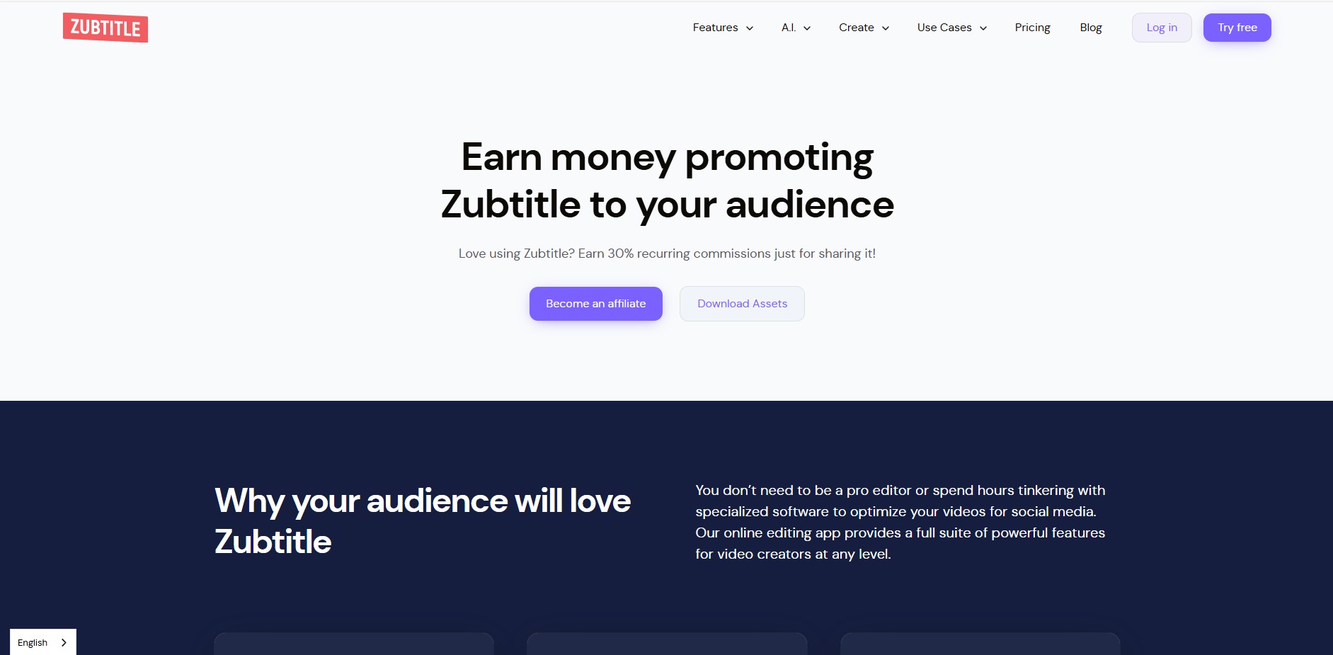 Zubtitle Partnerprogram