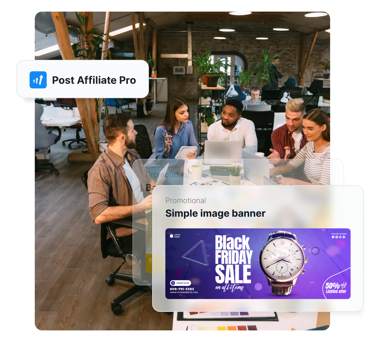 Post Affiliate Pro - banner kezelő.