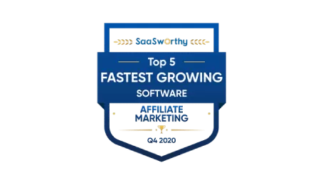 Post Affiliate Pro díjak: Top 5 leggyorsabban növekvő affiliate marketing szoftver 2020 a SaaSworthy-tól