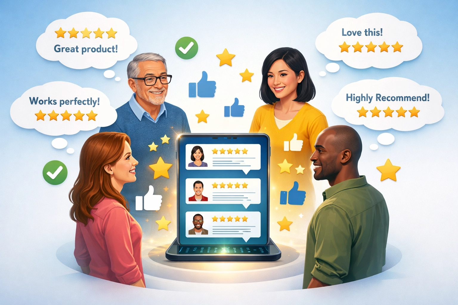 A társadalmi bizonyíték pszichológiája: különböző emberek döntést hoznak mások pozitív tapasztalatai alapján