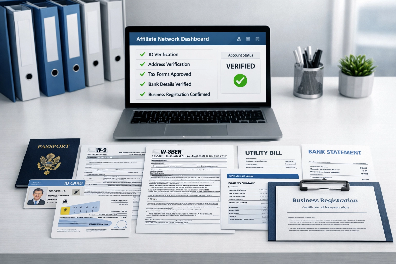 Szükséges dokumentumok affiliate hálózati jelentkezéshez