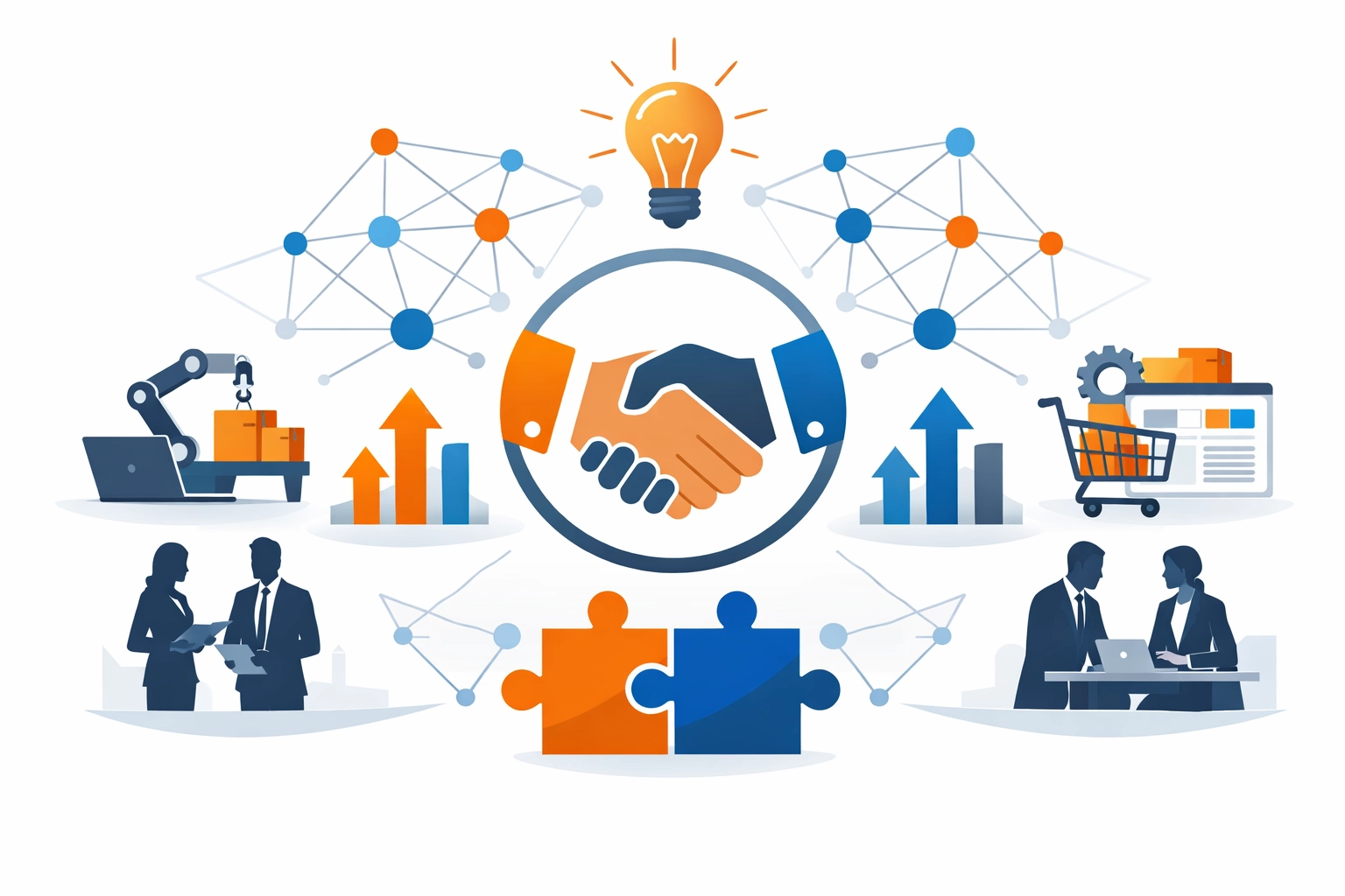 Stratégiai üzleti partnerség együttműködés