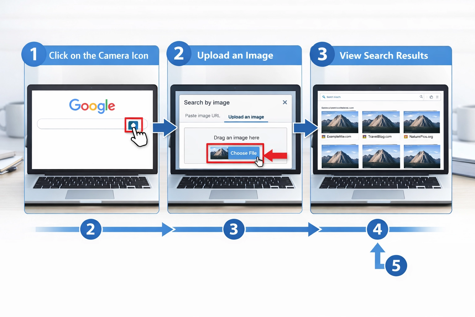 Step-by-step Google Image Search reverse image search process guide