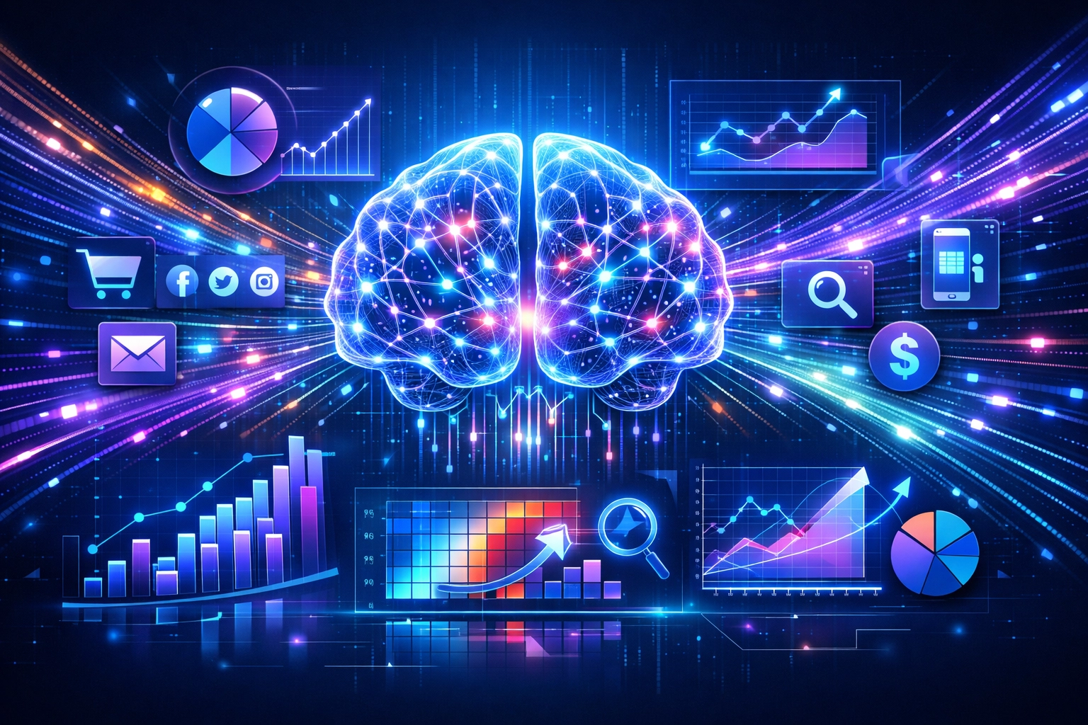 AI és gépi tanulás marketing attribúciós adatok és neurális hálózatok elemzésében