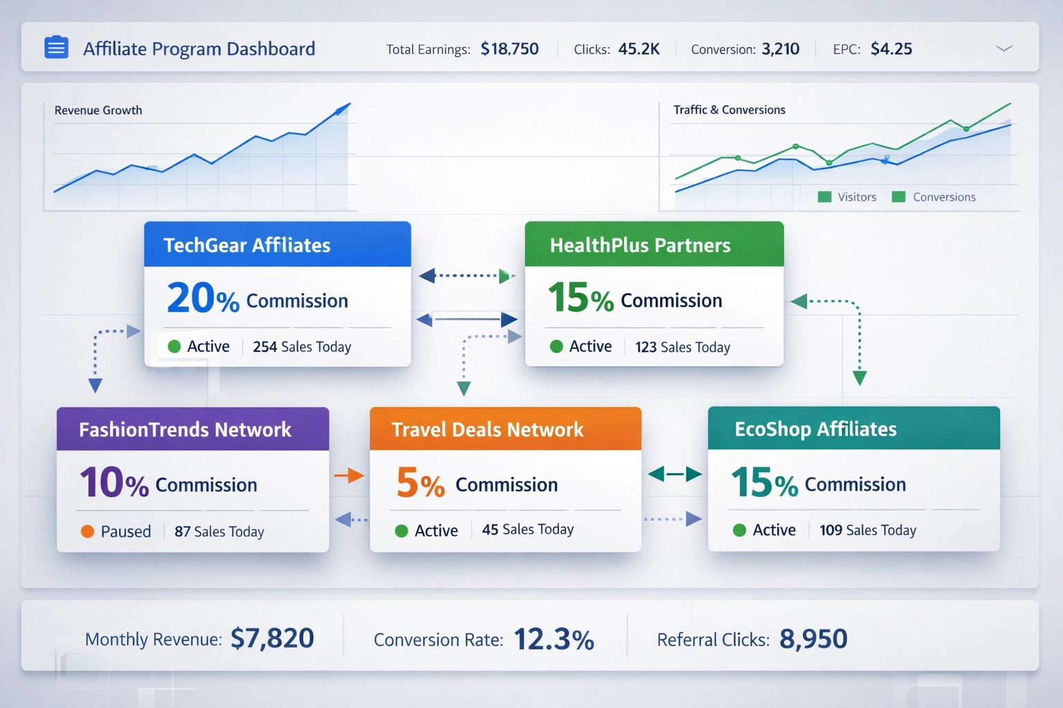 Több partnerprogram kezelése egyetlen bővítménnyel