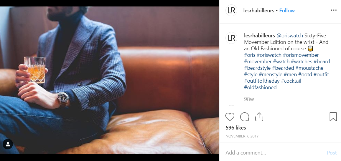 Példa poszt Oris nyereményjáték résztvevőtől