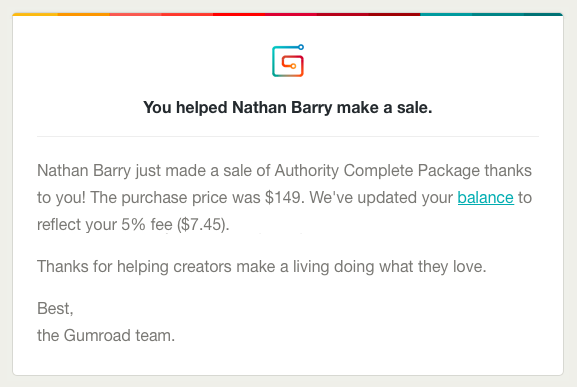 Felugró ablak, amikor valaki nyereményt kapott