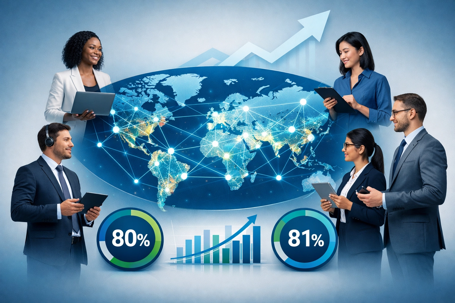 Globális affiliate marketing hálózat összekapcsolt üzleti szakemberekkel