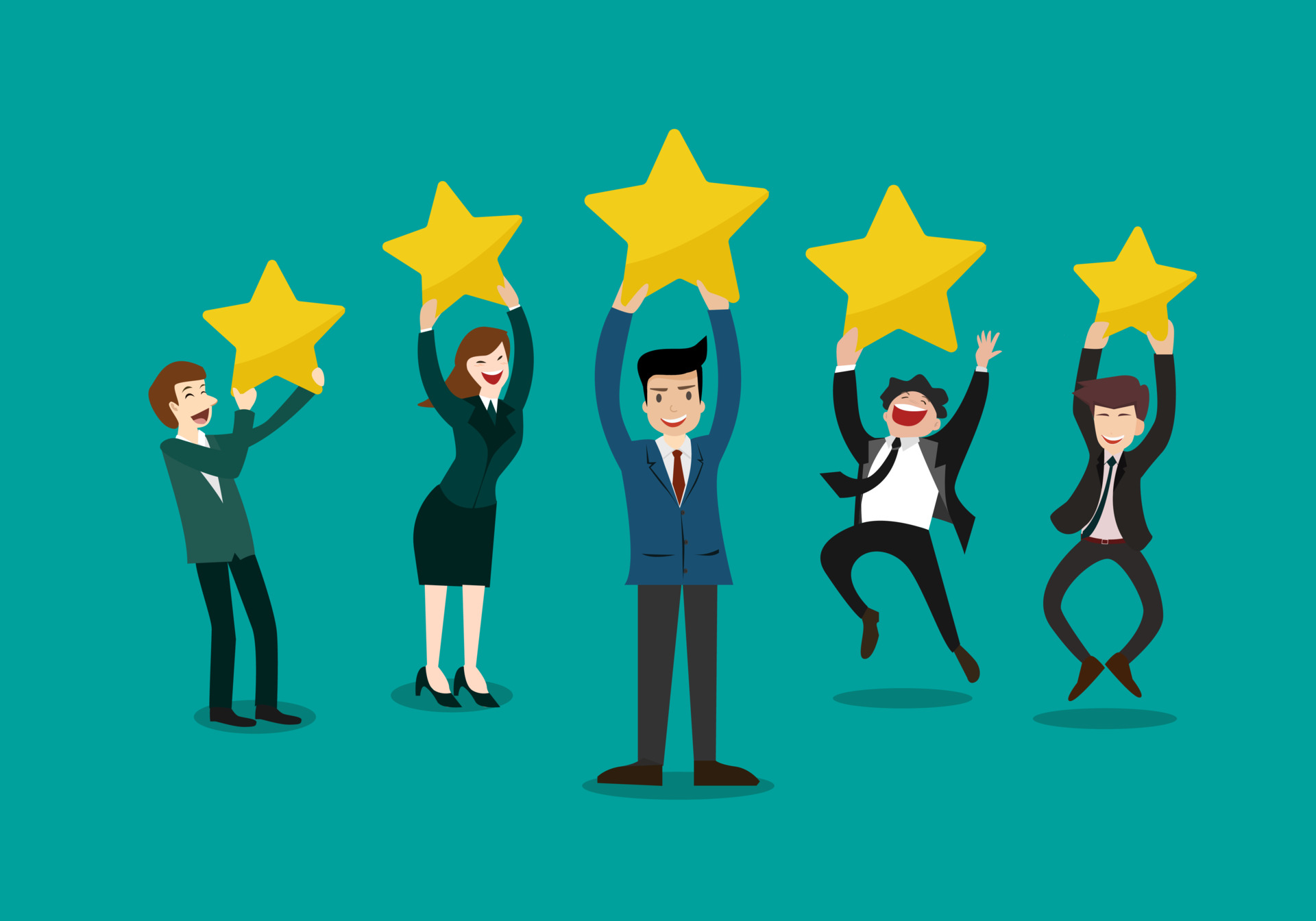 Satisfied customers ratings