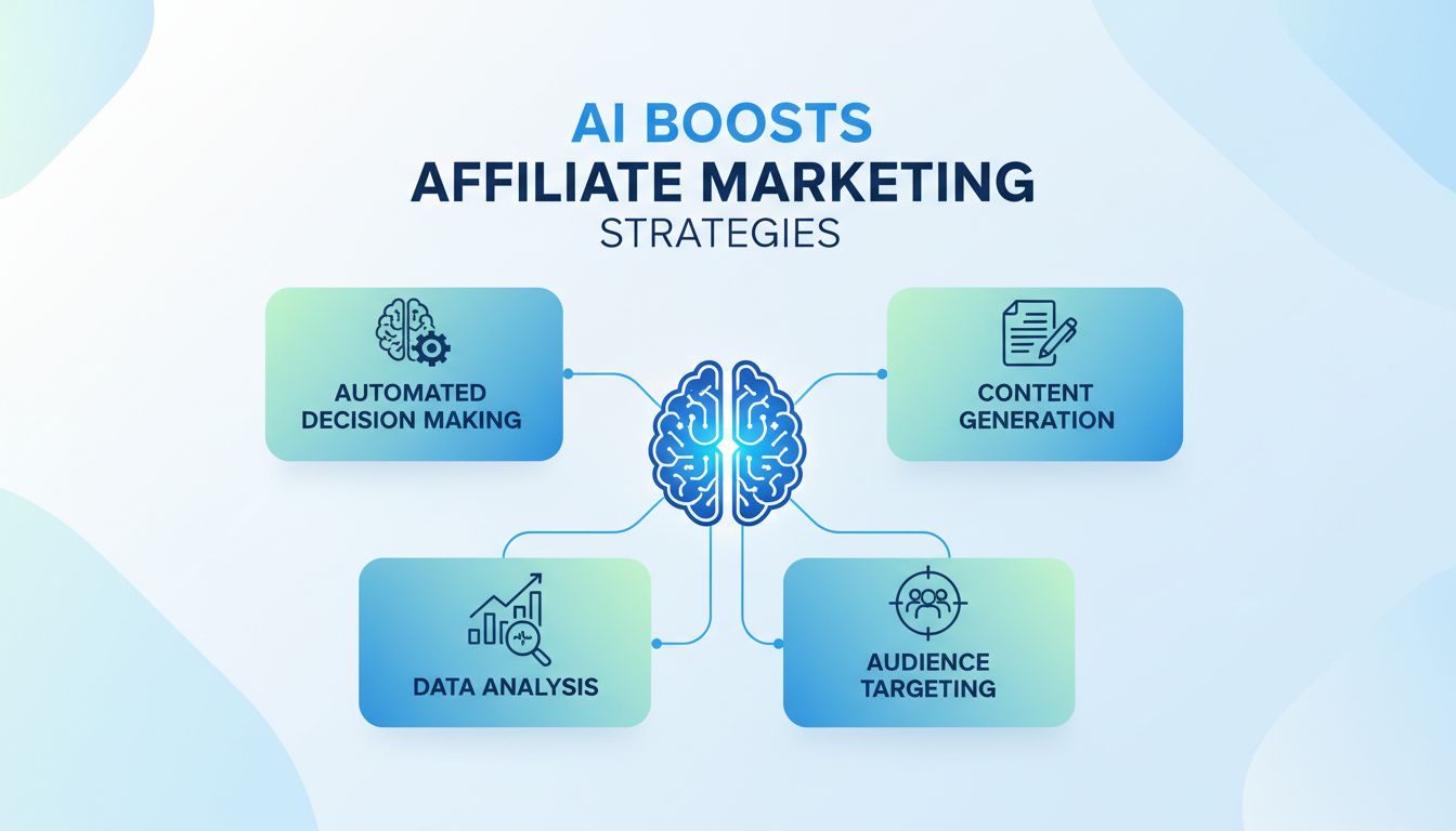 MI javítja az affiliate marketing stratégiákat automatizálással, tartalomgenerálással, adatelemzéssel és célközönség-optimalizálással