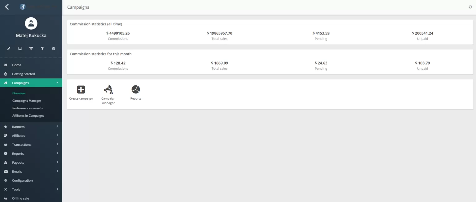 post affiliate pro campaigns overview