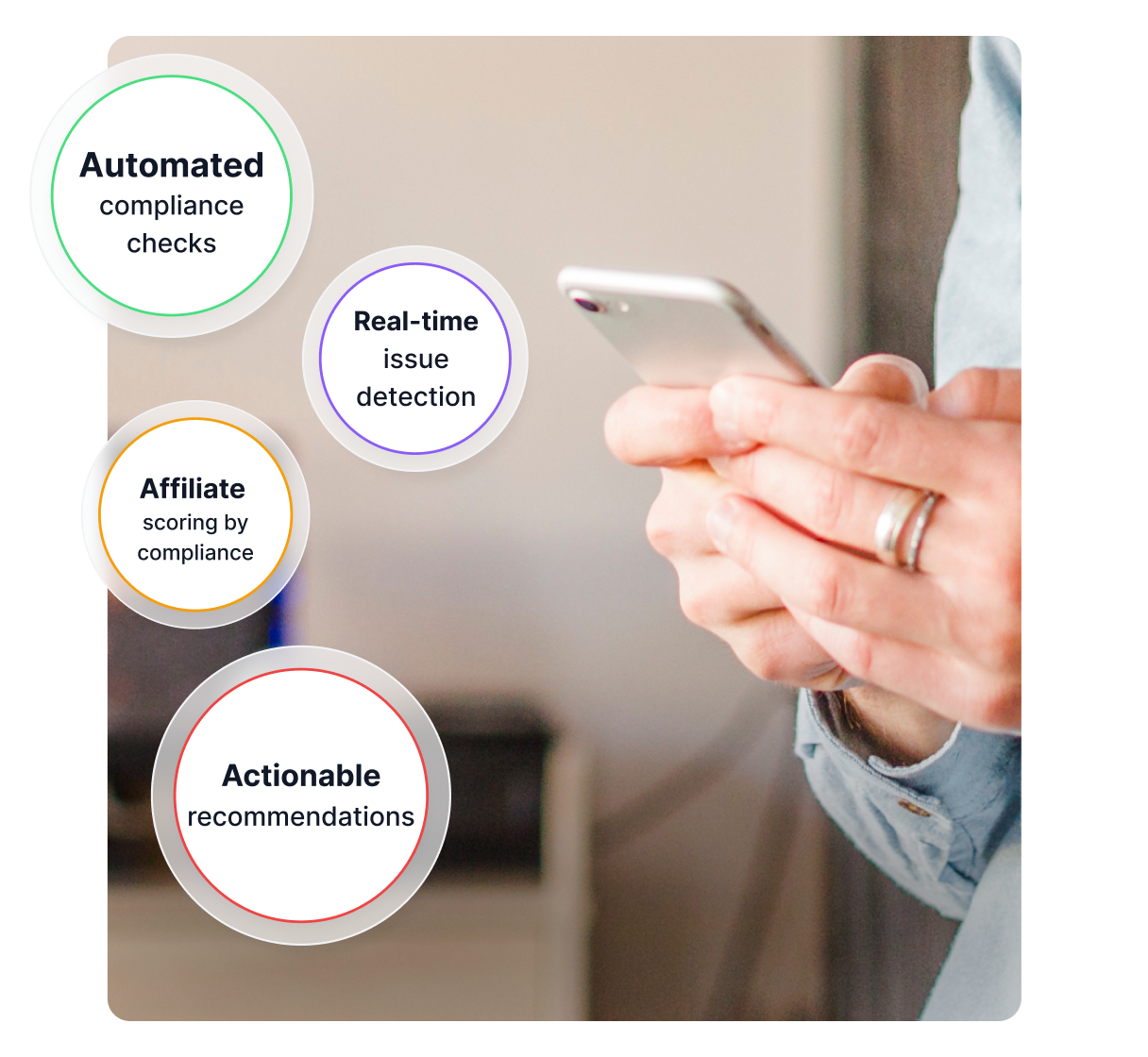 MI felügyeleti irányítópult, amely márka-megfelelőséget és tartalomelemzést mutat