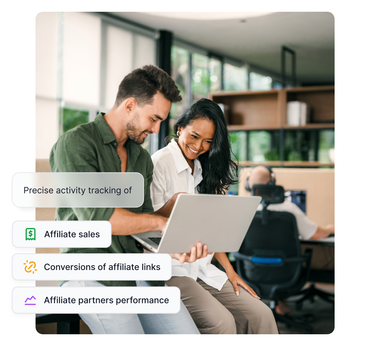 A Post Affiliate Pro főbb funkcióinak áttekintése, például részletes követés, jelentések és jutalékok.